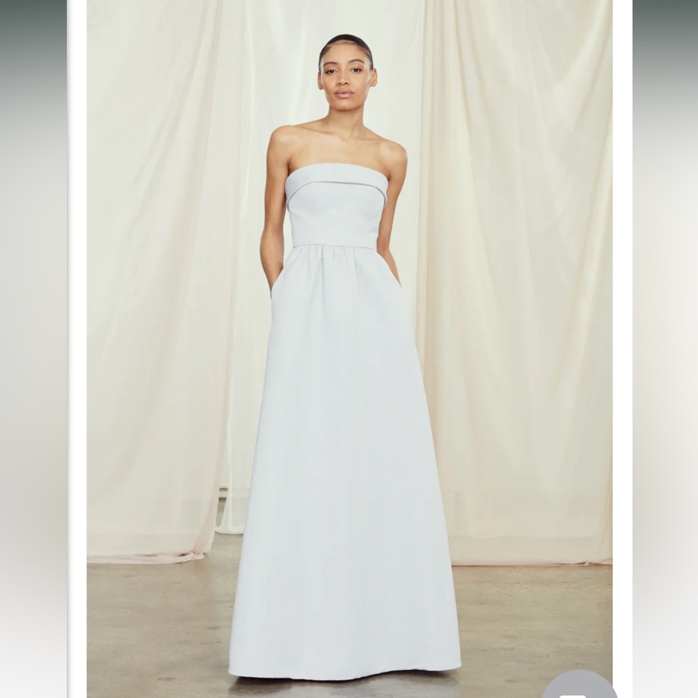 Amsale Rene- strapless bridesmaids dress